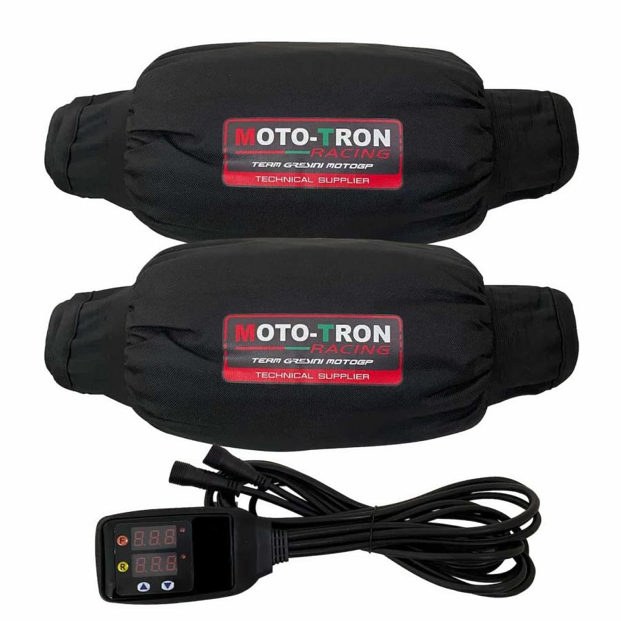 Moto-Tron Pro-Extreme tire warmers — black