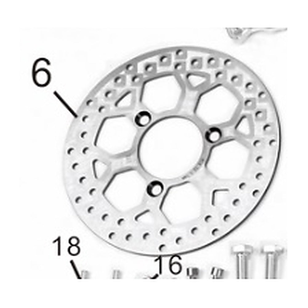 180mm rear brake disc for VMC GP12