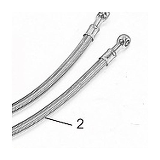 VMC GP12 80mm braided stainless oil line, oil cooling kit diagram