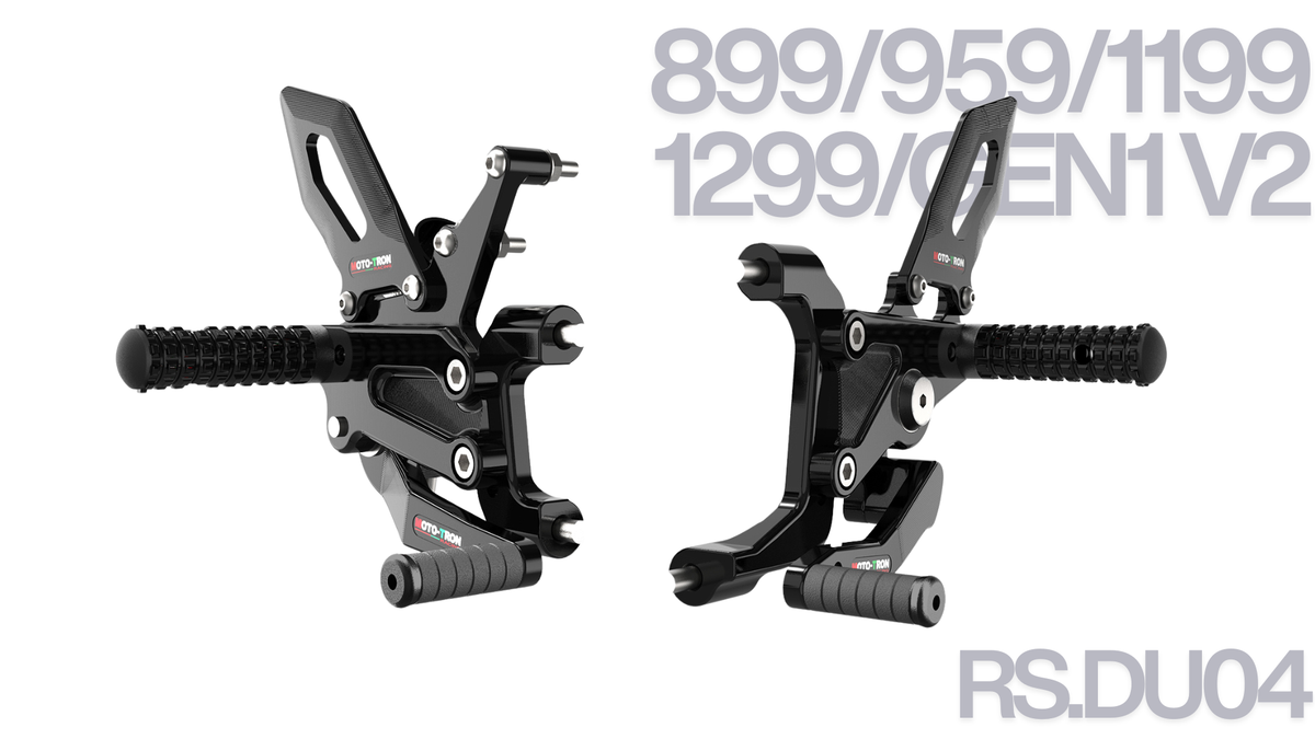 MOTO-TRON REV Rear Sets - Ducati