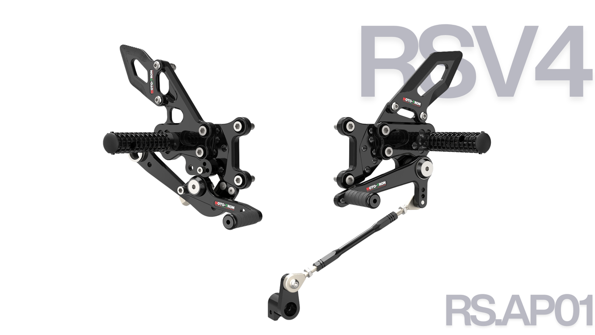 MOTO-TRON REV Rear Sets - Aprilia