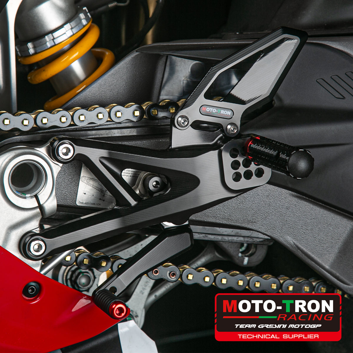 MOTO-TRON REV Rear Sets - Ducati