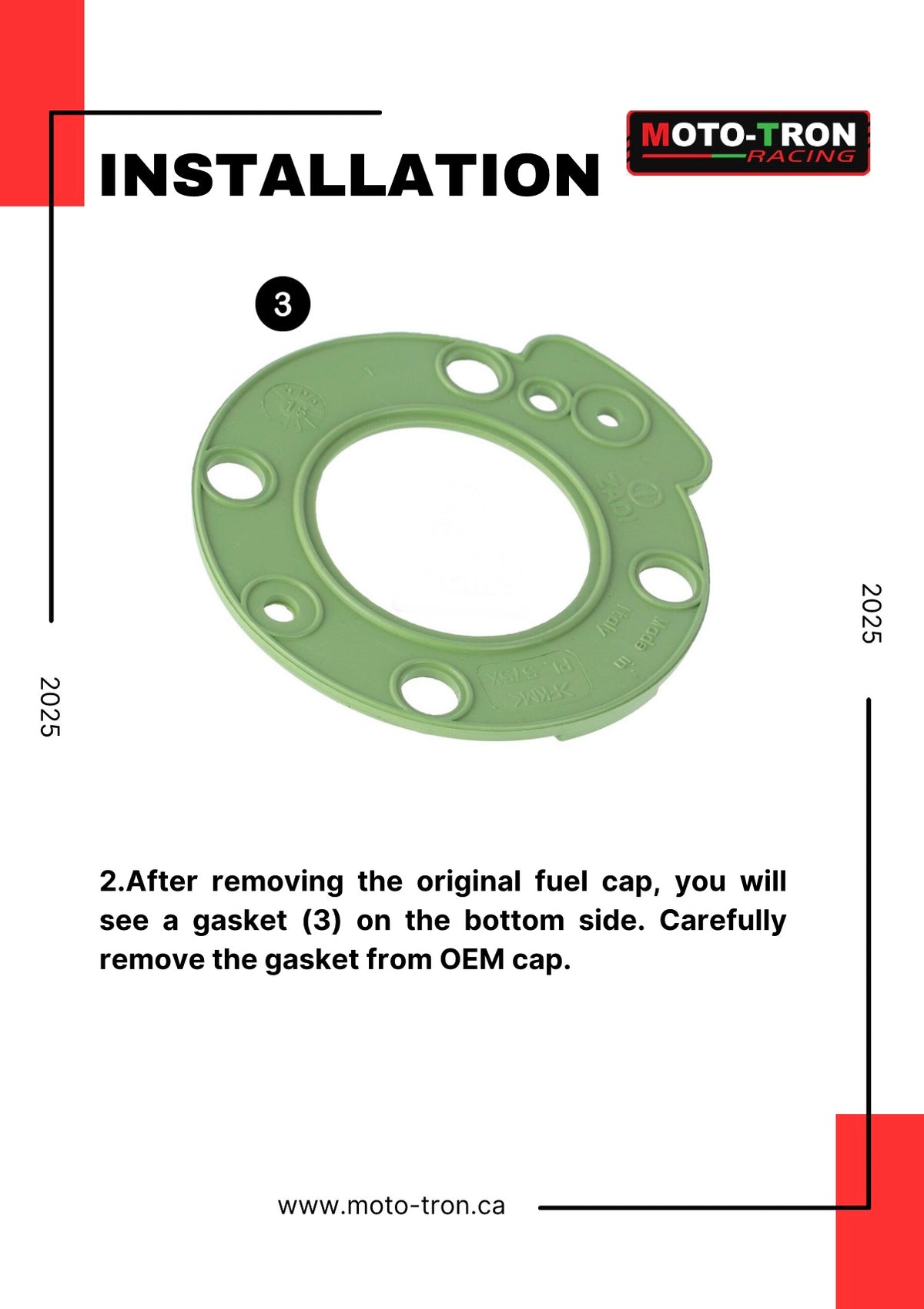 MOTO-TRON Fuel Cap - Ducati