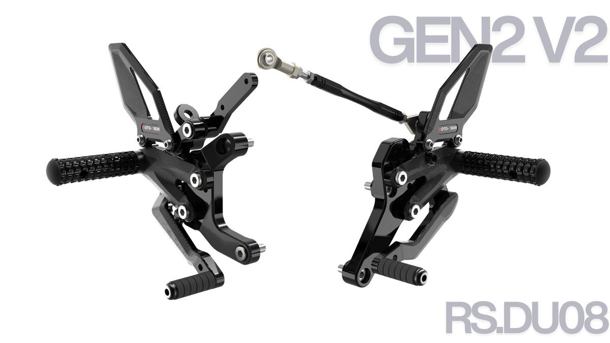 MOTO-TRON REV Rear Sets - Ducati