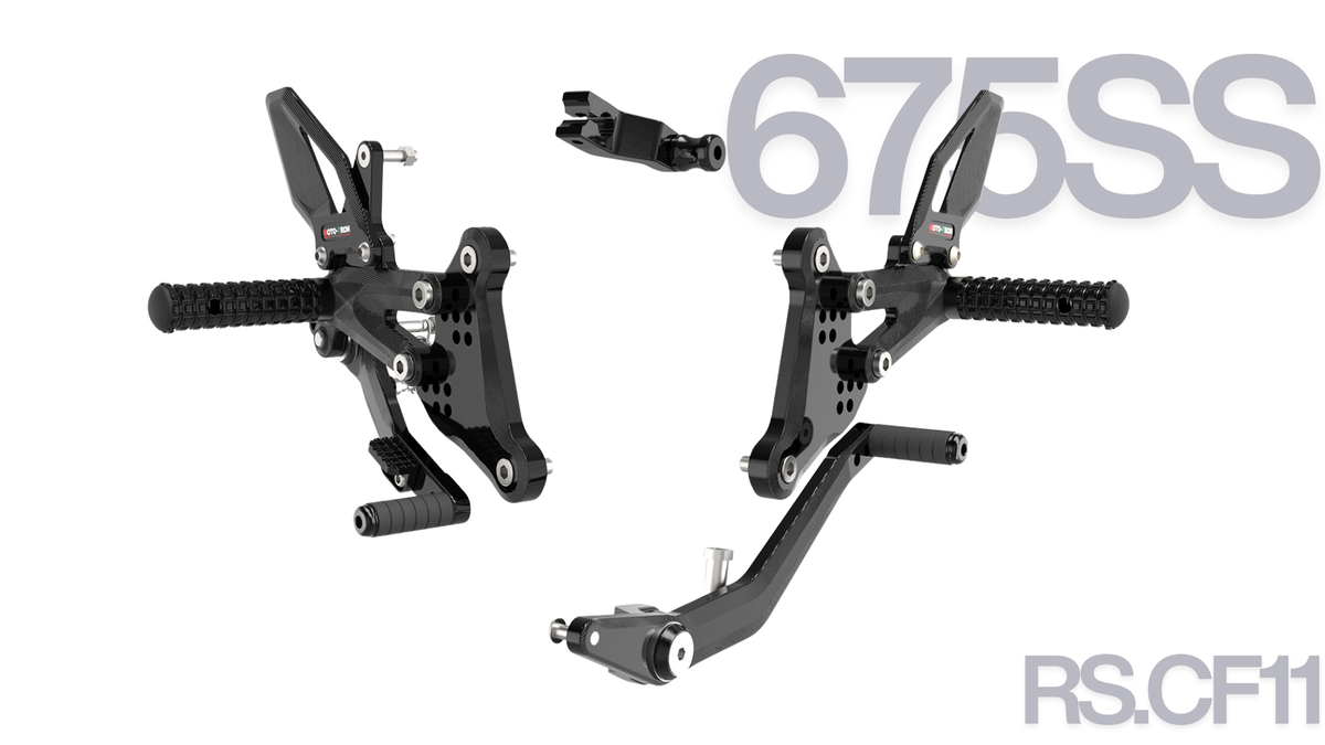 MOTO-TRON REV Rear Sets - CFMOTO