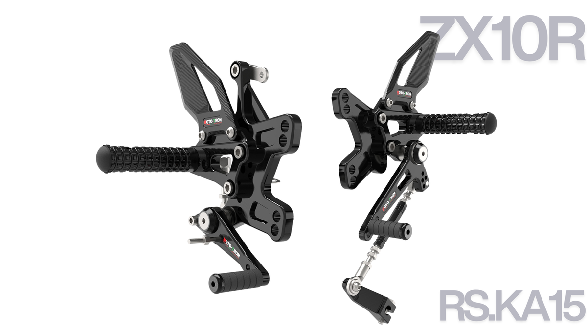 MOTO-TRON REV Rear Sets - Kawasaki