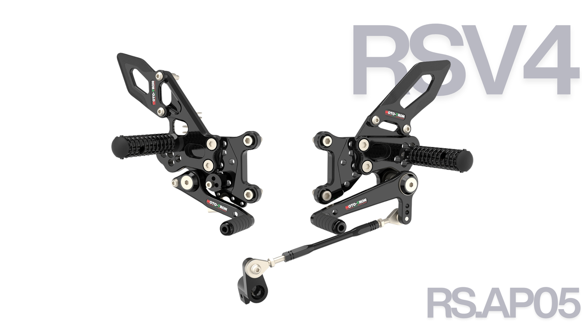 MOTO-TRON REV Rear Sets - Aprilia