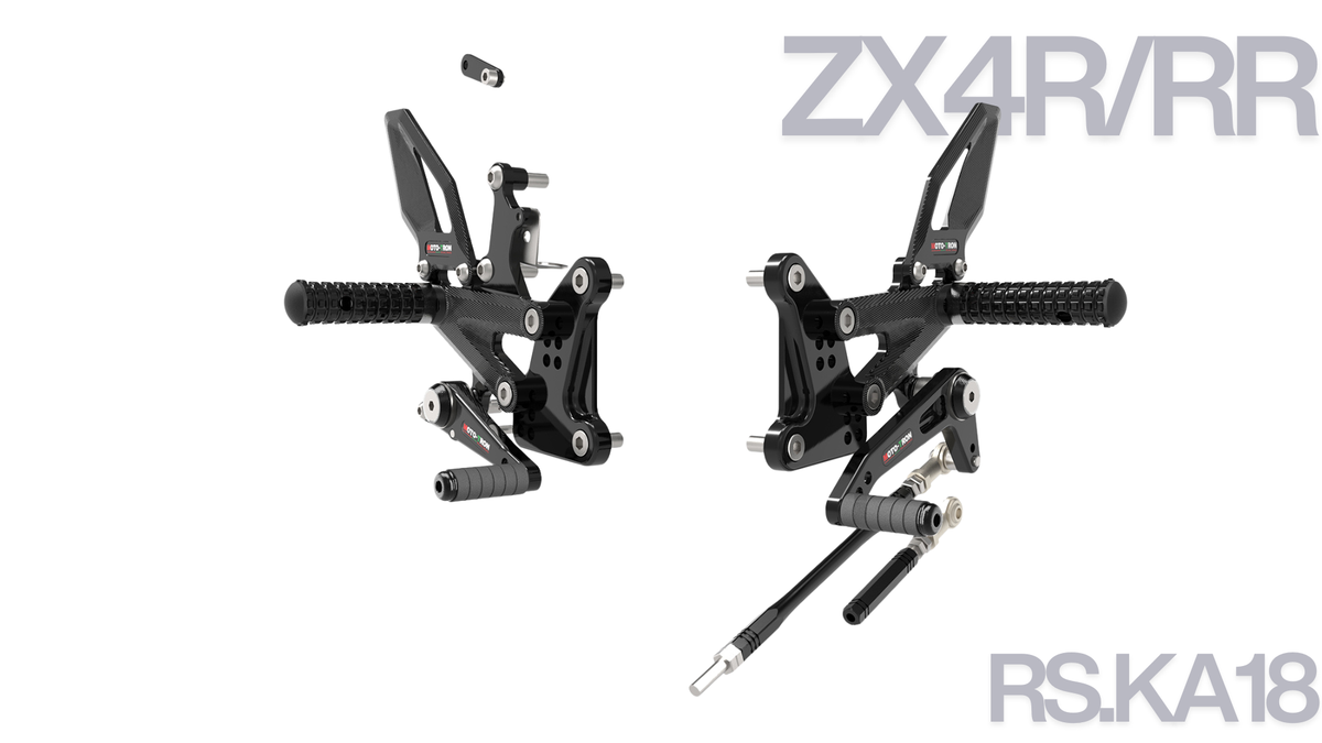 MOTO-TRON REV Rear Sets - Kawasaki