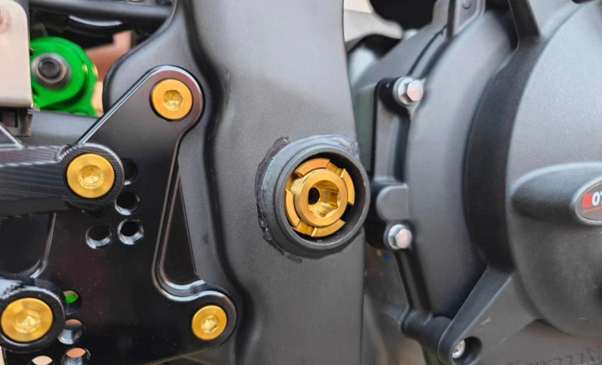 MOTO-TRON TC4 Titanium Axles - Yamaha