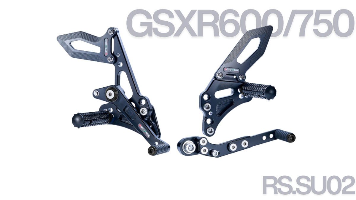 MOTO-TRON REV Rear Sets - Suzuki