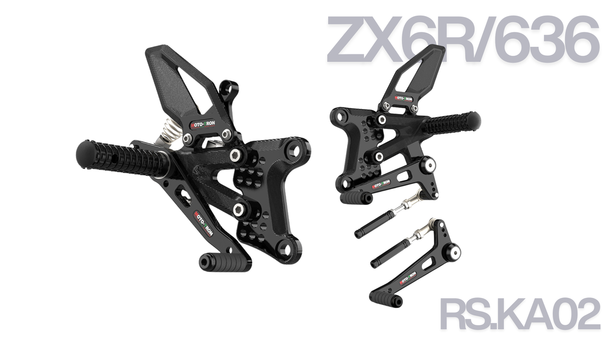 MOTO-TRON REV Rear Sets - Kawasaki