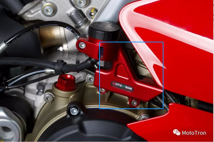 MOTO-TRON Aluminum Dress-Up Caps & Covers - Ducati