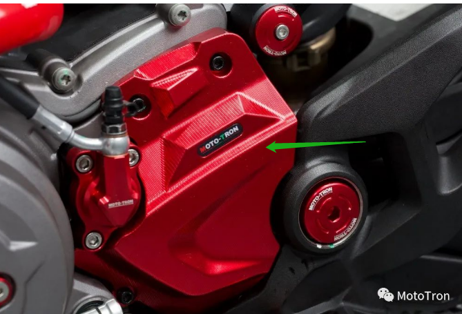 MOTO-TRON Aluminum Dress-Up Caps & Covers - Ducati