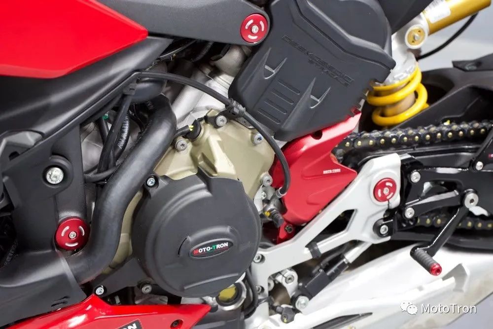 MOTO-TRON Aluminum Dress-Up Caps & Covers - Ducati