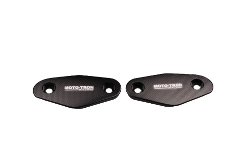 MOTO-TRON Mirror Block-Off Plates - Kawasaki