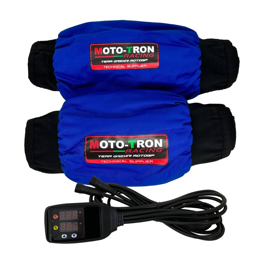 Moto-Tron Pro-Extreme tire warmers — blue
